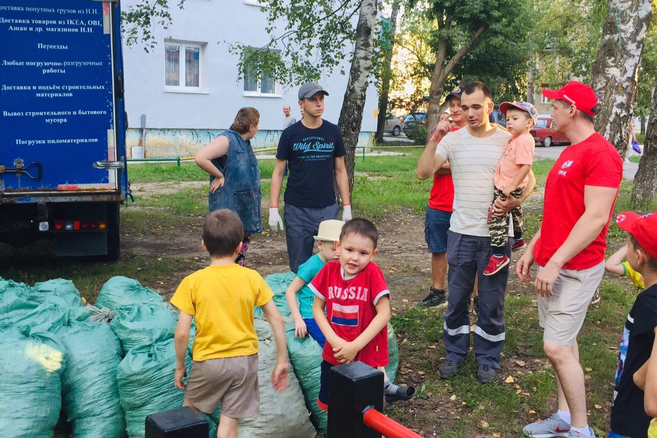 В Гоголя построили спортплощадку по инициативе выксунца